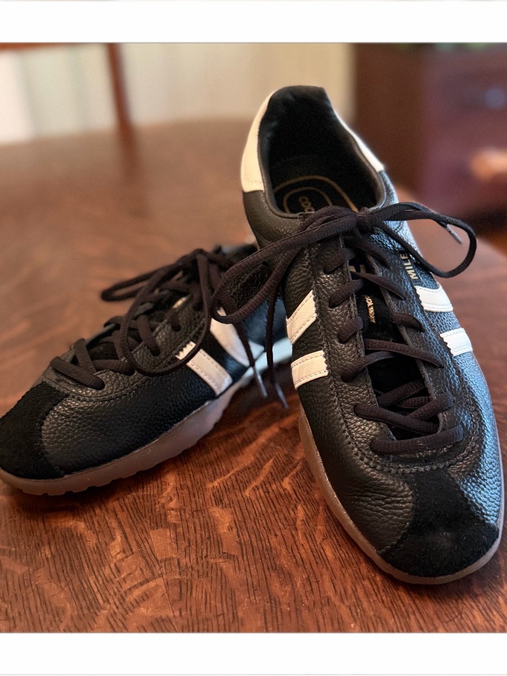Coolway Anthropology Men's Black White Lace Up Low Top Athletic Sneakers Sz 8